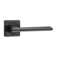 Ручки дверные алюминиевые  V54BL-2  AL (черный)