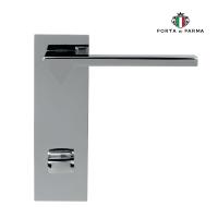 Дверная ручка на планке PORTA DI PARMA Ama Полированный хром 2204.01.WC