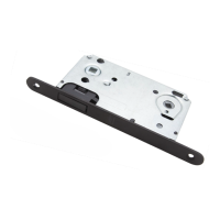 Защелка сантехническая магнитная M90BL (черный)