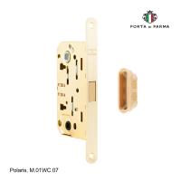 Защелка врезная магнитная под фиксатор PORTA DI PARMA Polaris Матовое золото M.01WC.07