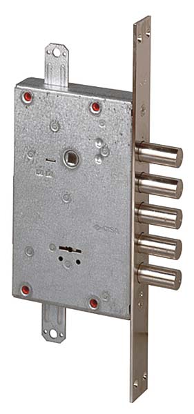 Замок Cisa (Чиза) врезной сувальдный 57.525.48 (инд. упаковка), ключ 60 мм