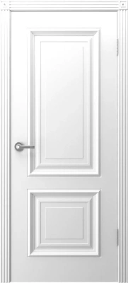 Межкомнатная дверь «Акцент ДГ» 2000 x 600 belyy
