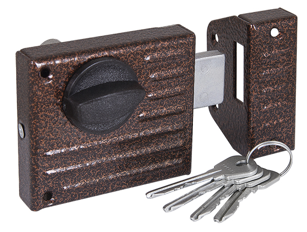 Замок Zenit (Зенит) накладной ЗН1-2.1 медь