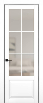 Дверь Керамик снежный 6 NC ст.просветленное 2000*1000