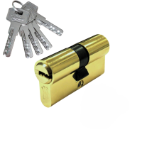 Механизм цилиндровый  Z70 (30x40) РВ 5 ключей (золото)