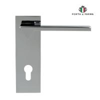 Дверная ручка на планке PORTA DI PARMA Ama Полированный хром 2204.01.CYL