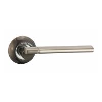 Ручки дверные V78BN/CP (черный никель/хром)