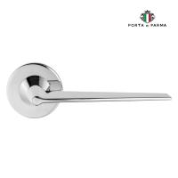 Дверная ручка на розетке PORTA DI PARMA Cono Полированный хром 115.01
