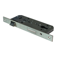 Замок под цилиндр  L152-40 SN (мат. никель)