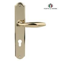 Дверная ручка на планке PORTA DI PARMA Anna PVD Полированное золото 2609.06.CYL