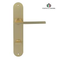 Дверная ручка на планке PORTA DI PARMA Alato Матовое золото 2314.07.WC