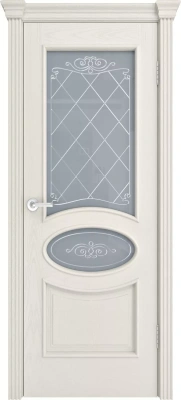 Межкомнатная дверь «Голд-7 ДО» 2000 x 600 Бьянко