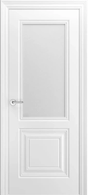 Межкомнатная дверь «Дельта-2 ДО» 2000 x 600 belyy