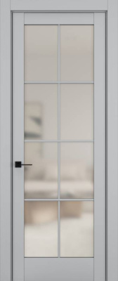 Дверь Шеллак серый 11 NC ст.просветленное 2000*1000