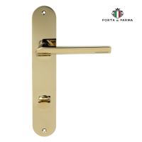 Дверная ручка на планке PORTA DI PARMA Punto PVD Полированное золото 2302.06.WC