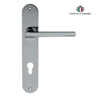 Дверная ручка на планке PORTA DI PARMA Punto Полированный хром 2302.01.CYL