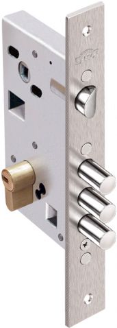 Корпус Elbor (Эльбор) врезного замка с защёлкой Кремень 1.03.25 /01504/