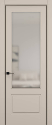 Гармония 021V ( ПО Сатинированное серое ) Матовый Светлый Бежевый Нестандарт