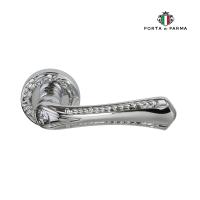 Дверная ручка на розетке PORTA DI PARMA Sissi  Полированный хром 408.01