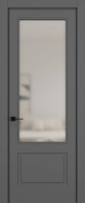 Гармония 021V ( ПО Сатинированное серое ) Матовый Темно-серый Нестандарт