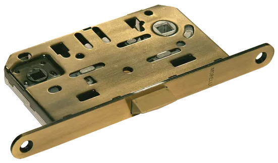 1895P AB, защелка бесшумная многофункциональная, цвет - бронза