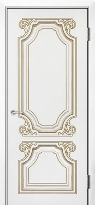 Дверь межкомнатная Каталония эмаль и лак эмаль белая глухая 600x2000 Emal Belaya