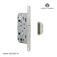Защелка врезная магнитная под фиксатор PORTA DI PARMA Polaris Матовый никель M.01WC.14
