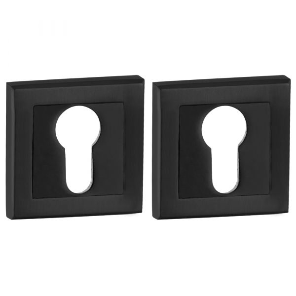 Накладка Punto (Пунто) под цилиндр ET.K.QL52 (ET QL) BL-24 черный