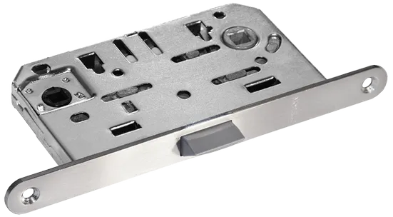 1895P SC, защелка бесшумная многофункциональная, цвет - матовый хром