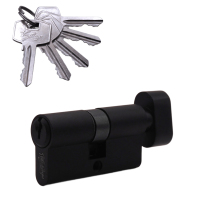 Механизм цилиндровый (5 ключей) VC60-5 BL (черный)