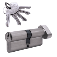 Механизм цилиндровый (5 ключей) VC80-5SN (мат. никель)