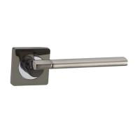 Ручки дверные V06BN/CP (черный никель/хром)