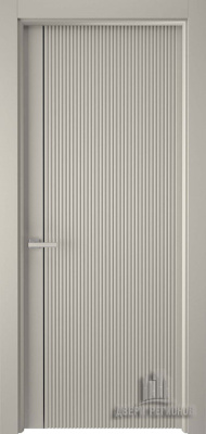 Дверь межкомнатная Лайн 1 (Line 1) высота 2300 эмаль и лак 600x2000 Серый