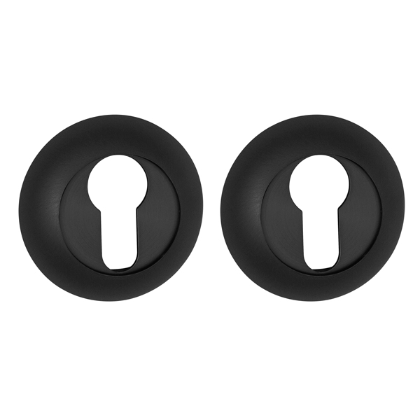 Накладка Punto (Пунто) под цилиндр ET.R.TL54 (ET TL) BL-24 черный