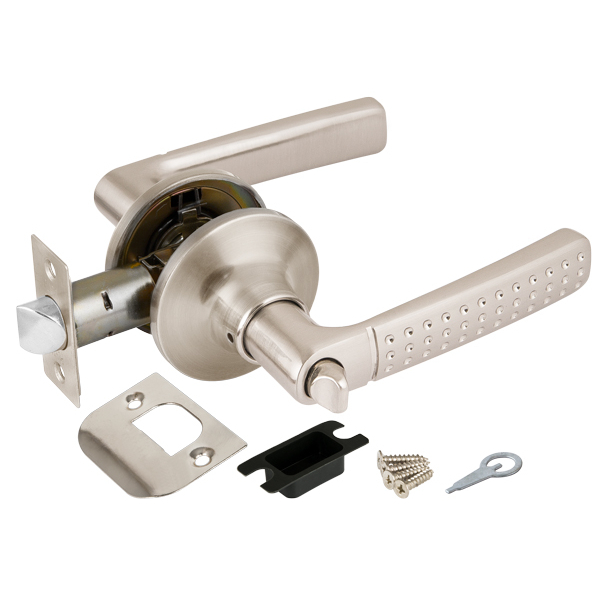 Ручка Punto (Пунто) защелка DK626 SN-BK (6026 SN-B) (фик.) мат. никель