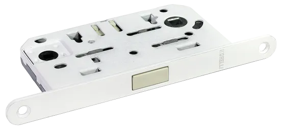 Защелка межкомнатная M1895 W магнитная, сантехническая, цвет - белый