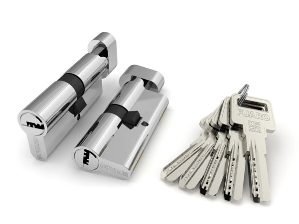 Цилиндровый Fuaro (Фуаро) механизм (R602) R6002Knob68(26+10+32) CP хром 5Key с вертушкой