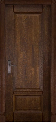 Межкомнатная дверь «Аристократ №4 ДГ» 2000 x 600 Античный орех