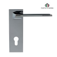 Дверная ручка на планке PORTA DI PARMA Italia Полированный хром 2206.01.CYL