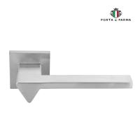 Дверная ручка на розетке PORTA DI PARMA Ama Матовый хром 204.02