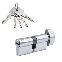 Механизм цилиндровый (5 ключей) кл/в. NC70-5 CP (хром)