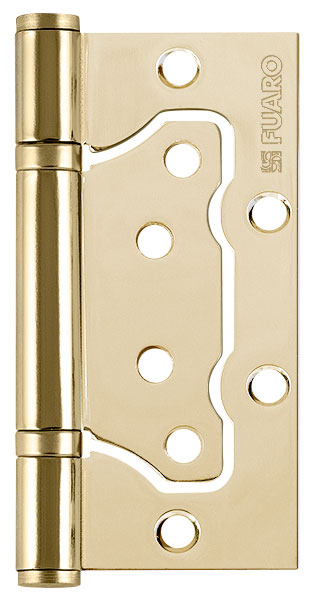 Петля Fuaro (Фуаро) универсальная без врезки IN4500W PB (500-2BB 100x2,5) латунь