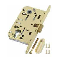 Замок MEDIANA POLARIS под цилиндр матовая латунь с ответной планкой MINIMAL XT B06103.50.23.640