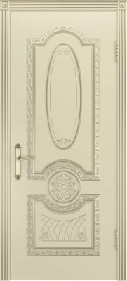 Межкомнатная дверь «Гармония ДГ» 2000 x 600 slonovayakostspatinoybeloezoloto