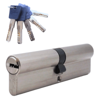 Механизм цилиндровый  P110 (55X55) SN 5 ключей (мат. никель)