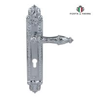 Дверная ручка на планке PORTA DI PARMA Arcadia Полированный хром 2718.01.CYL