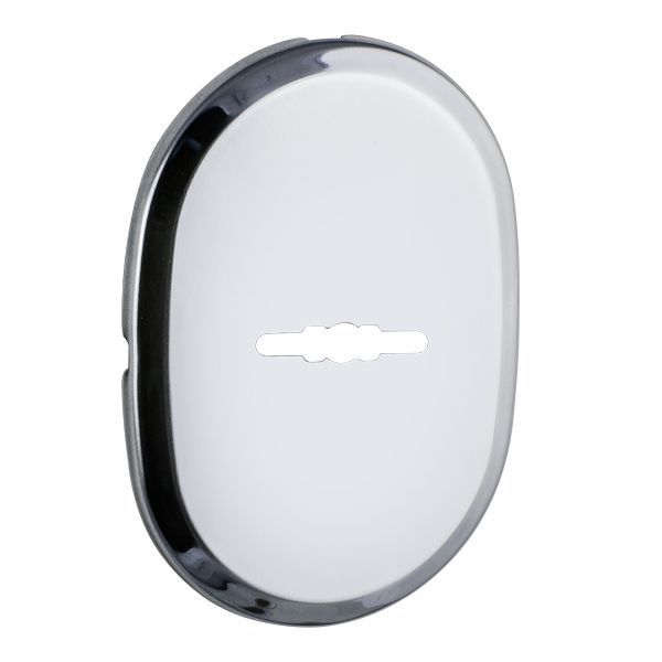 Декоративная Fuaro (Фуаро) накладка ESC 475 (90х65) СP ХРОМ на сувальдный замок