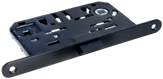 1895P BL, защелка бесшумная многофункциональная, цвет - черный