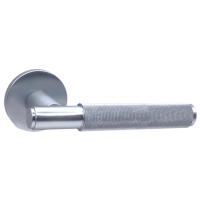 Ручки дверные алюминиевые V35L-2 SL (матовый хром)