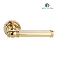 Дверная ручка на розетке PORTA DI PARMA Impero PVD Полированное золото 311.06